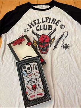 Stranger Things Netflix Ultra Impact iPhone 13 Pro Case Hellfire Club Members